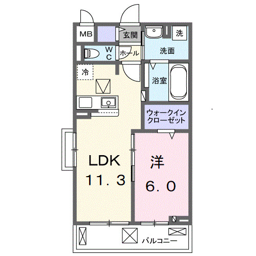 パインズ グレイス-Vの間取り