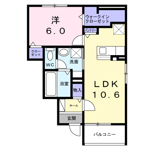 ルミエールM Ⅰの間取り