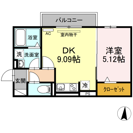 ブリーズコート常滑の間取り