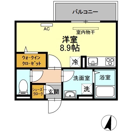 D-room別府の間取り