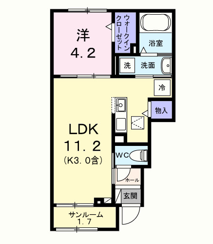 ソフィアツーの間取り