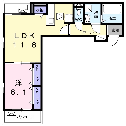 欅ハウス Fの間取り