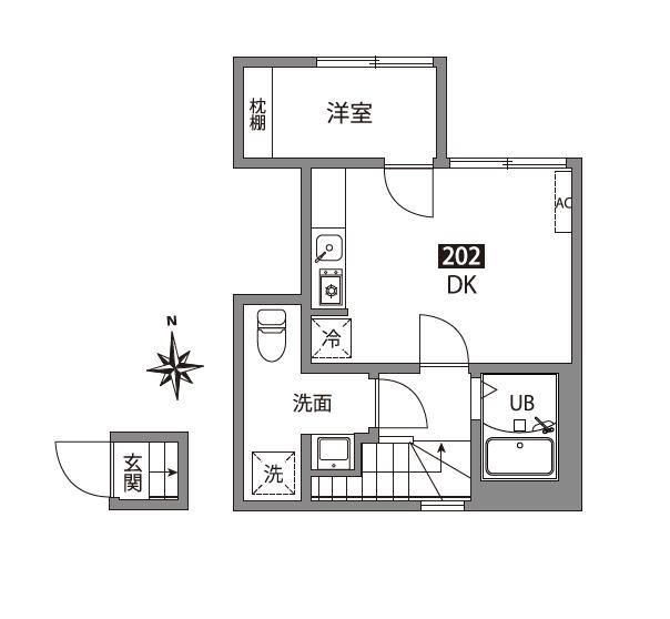 (仮称)お花茶屋1丁目新築アパートの間取り