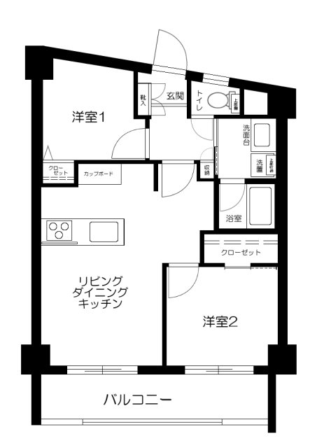 オリンポス新座・志木の間取り