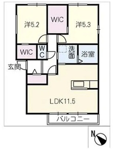 ヴィラドルチェの間取り