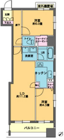 カスタリア人形町の間取り
