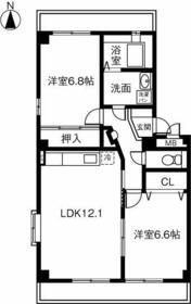 エトワール桜Bの間取り