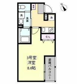 ベイルーム相模原清新セレーナの間取り