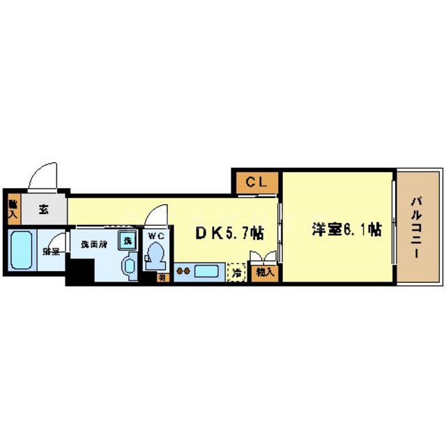 ビエラコート内久宝寺の間取り