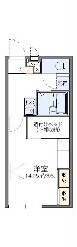 レオパレスSEASIDE鬼崎の間取り
