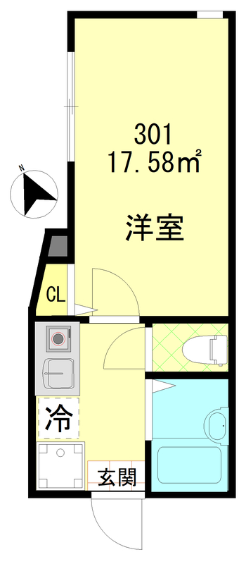 1/1 間取