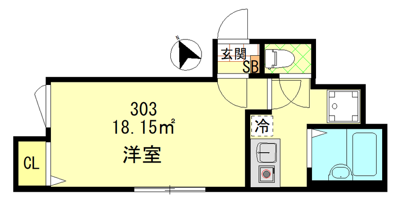 1/1 間取