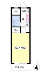 シティコスモ15の間取り