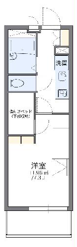 レオパレスRiver Landの間取り