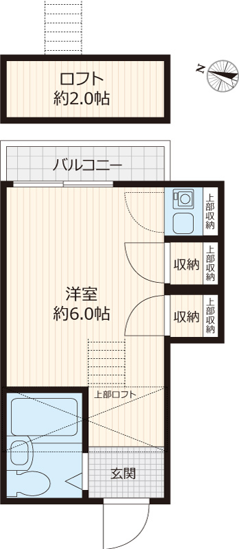 ペアパレス志木Ｂ棟の間取り