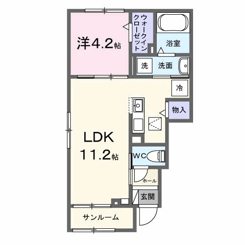 ヒカルサ岐阜琴塚ノースの間取り