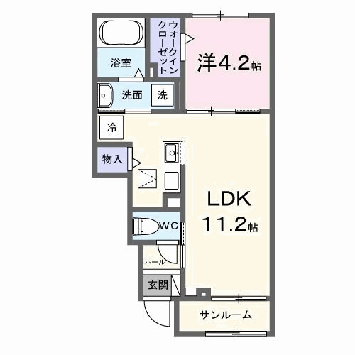 ヒカルサ岐阜琴塚ノースの間取り