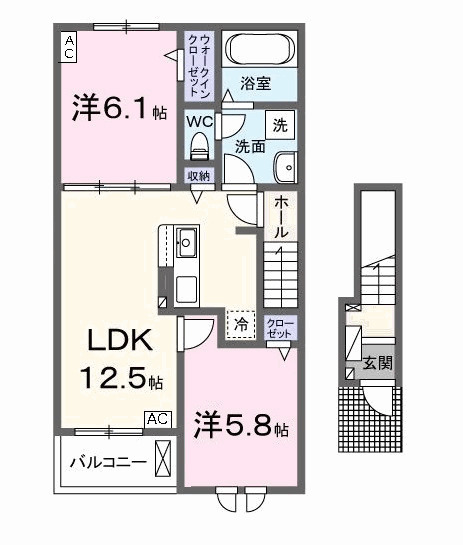 グランデの間取り