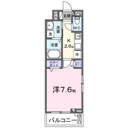 キャビン68の間取り