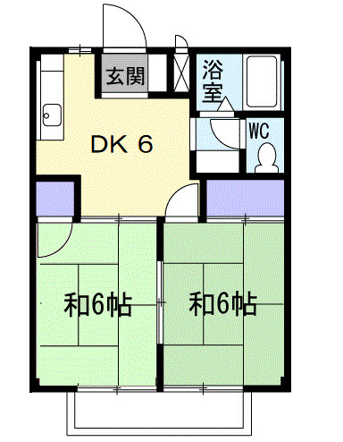 サンハイツ千代の間取り