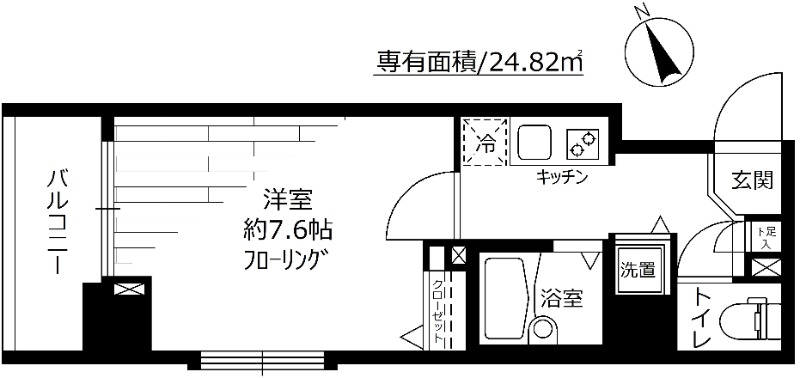 ガーラ・シティ門前仲町の間取り
