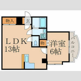 メゾンアイエスの間取り