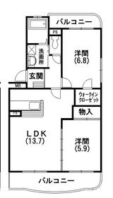 コンフォートⅡの間取り
