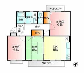 パステル東林間の間取り