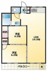 内田マンション（松戸市）の間取り