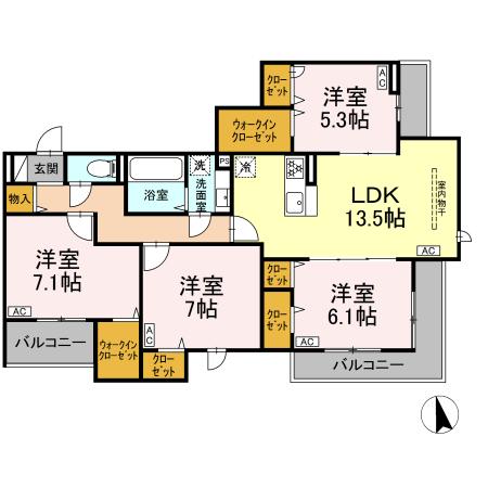(仮称)徳丸7丁目PJの間取り