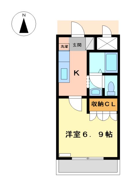 ドリームハイツ・吉田の間取り