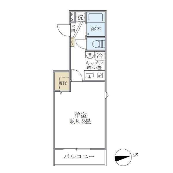 FERIO御徒町の間取り