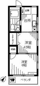 コーポたけうちの間取り