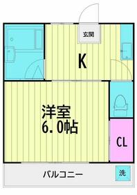 ミロクハイツⅡの間取り