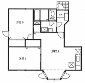 えのきだハイツの間取り