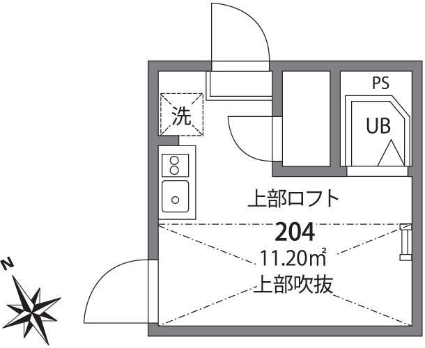 アクロス東雪谷の間取り