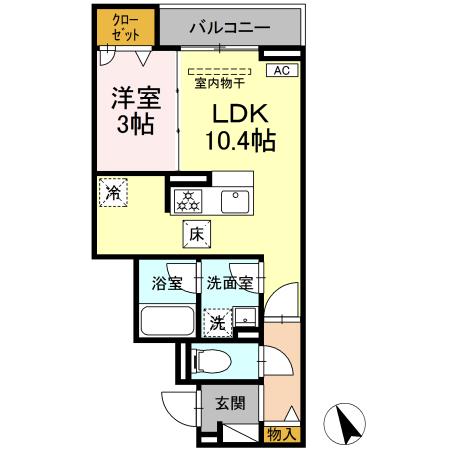 アリヴィオの間取り