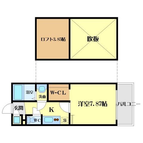 フォレステージュ江坂公園の間取り