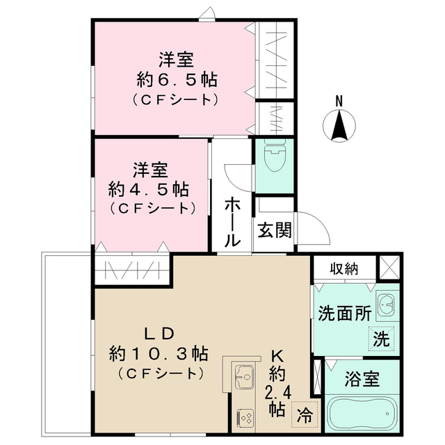 セリジェ 中野の間取り