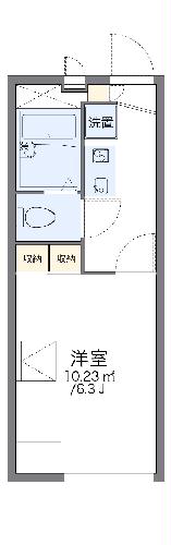 レオパレスヴィラ美女木の間取り