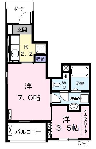 プランドールの間取り