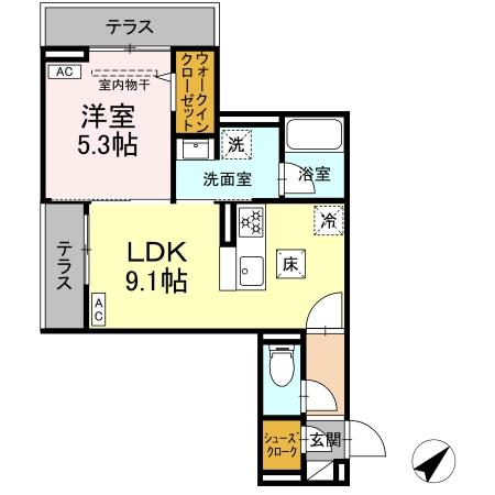 ヴェルレガーロの間取り