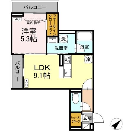 ヴェルレガーロの間取り