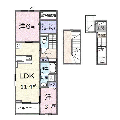 Hi-Rosetta Cの間取り