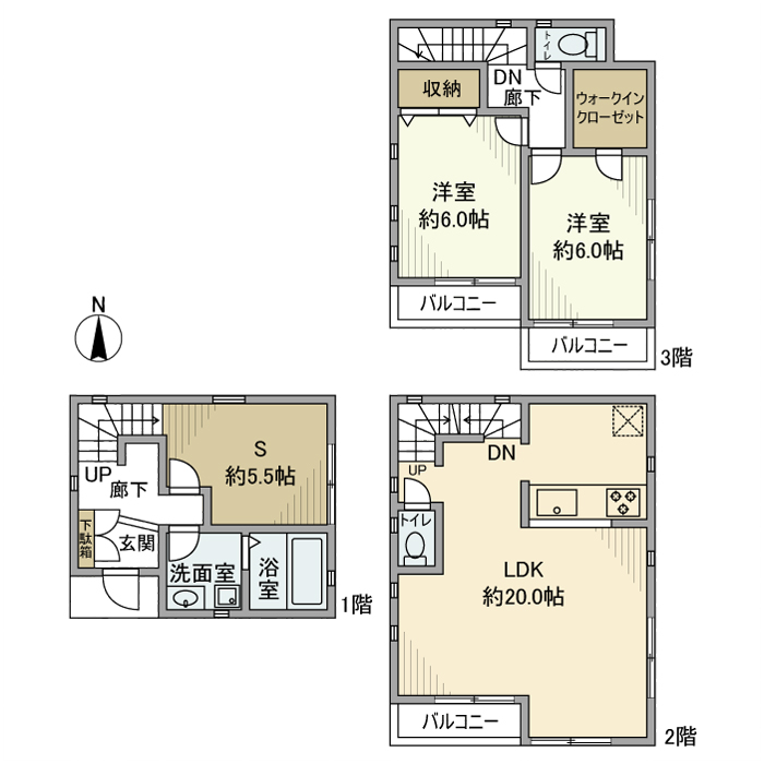 船橋戸建の間取り