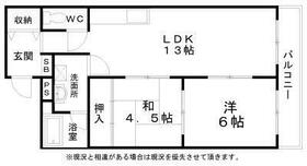 エイチ・ツーオー岸和田の間取り