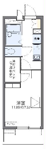 レオパレスグランデール北町の間取り