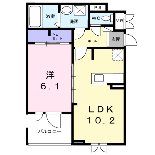 ウィンフィールド博多南の間取り