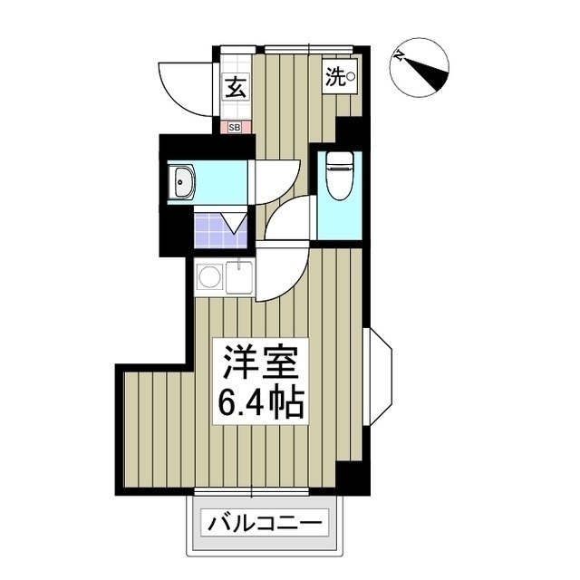 サンハイム菅馬場の間取り