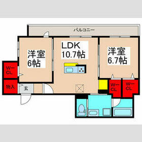 Ｖｉｌｌａ　　Ｆｏｒｅｓｔａの間取り